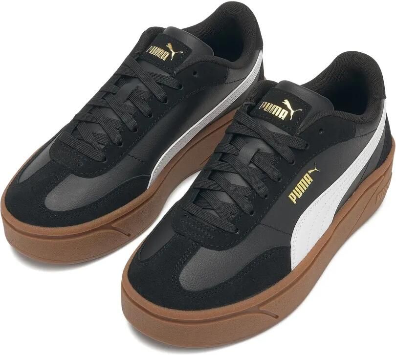 PUMA Club II Era sneakers met plateauzool Zwart