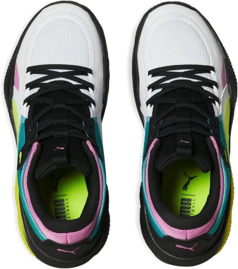 PUMA Court Rider "White Yellow Alert" sneakers Zwart - Foto 2