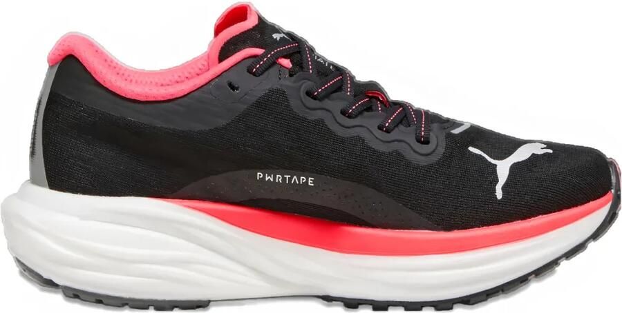 PUMA Deviate Nitro 2 "Black Fire Orchid" sneakers Zwart