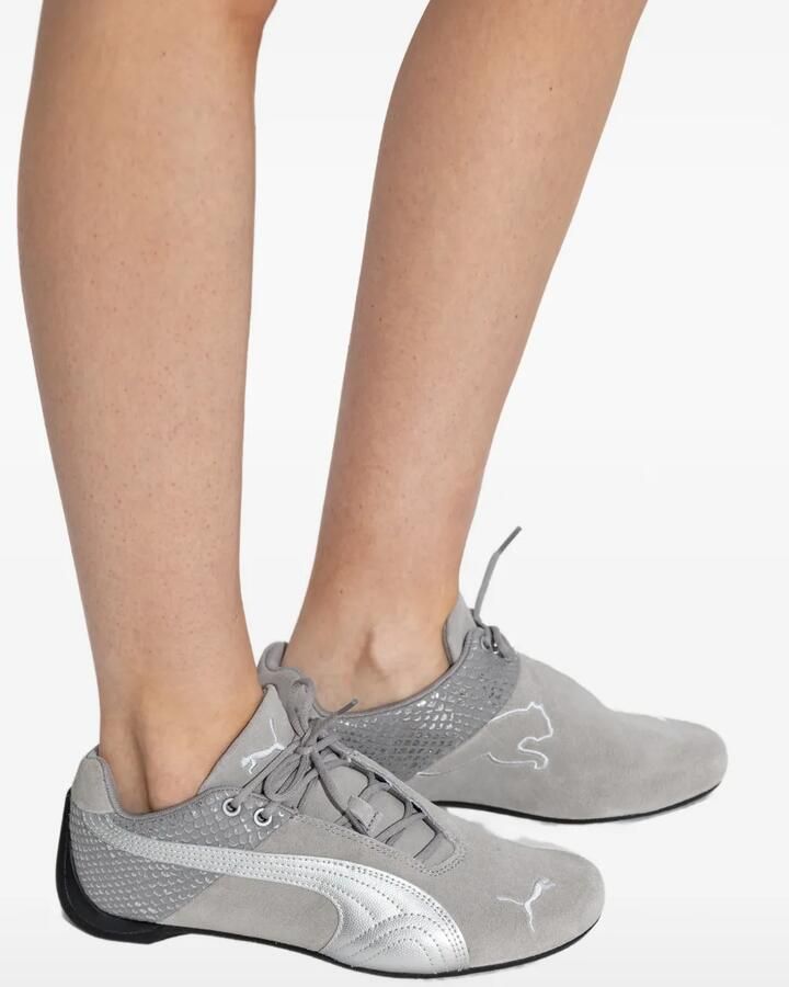 PUMA Future Cat leren sneakers met textuur Grijs - Foto 2