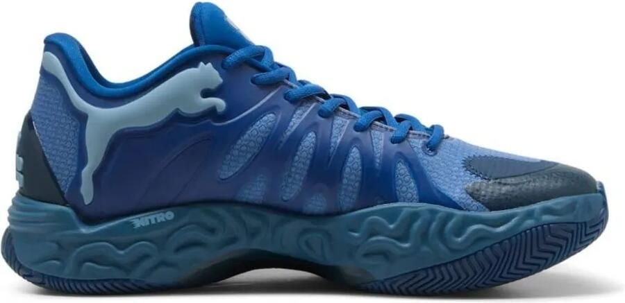 PUMA Hali 1 low-top basketbalschoenen Blauw