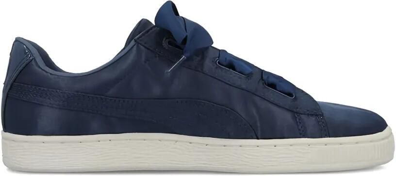 Puma Kids Basket Heart "Blue White" sneakers Blauw