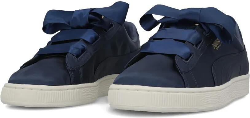 Puma Kids Basket Heart "Blue White" sneakers Blauw - Foto 2