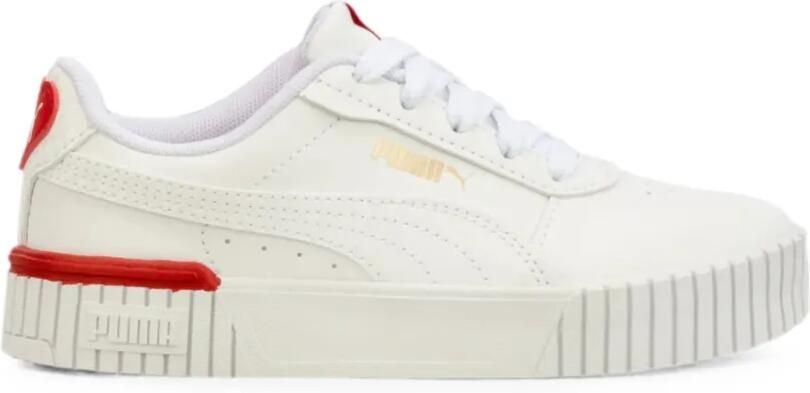 Puma Kids Carina 2.0 Red Thread sneakers Wit - Foto 2