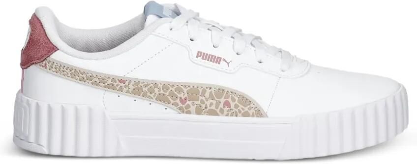 Puma Kids Carina 3.0 Winter Safari sneakers Wit - Foto 4