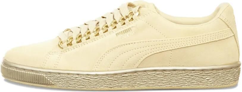 Puma Kids Classic suède sneakers met ketting Beige - Foto 2