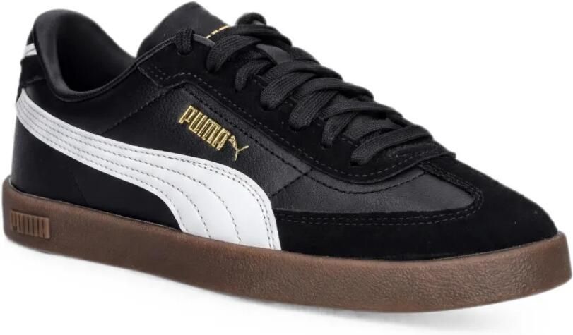 Puma Kids Club II Era sneakers met suède vlak Zwart