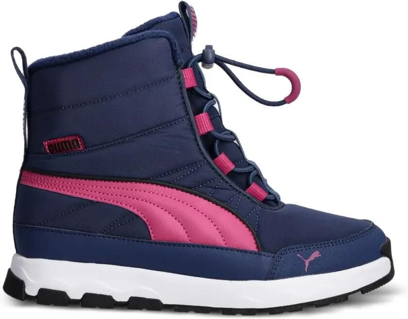 Puma Kids Gewatteerde enkellaarzen met vlakken Blauw