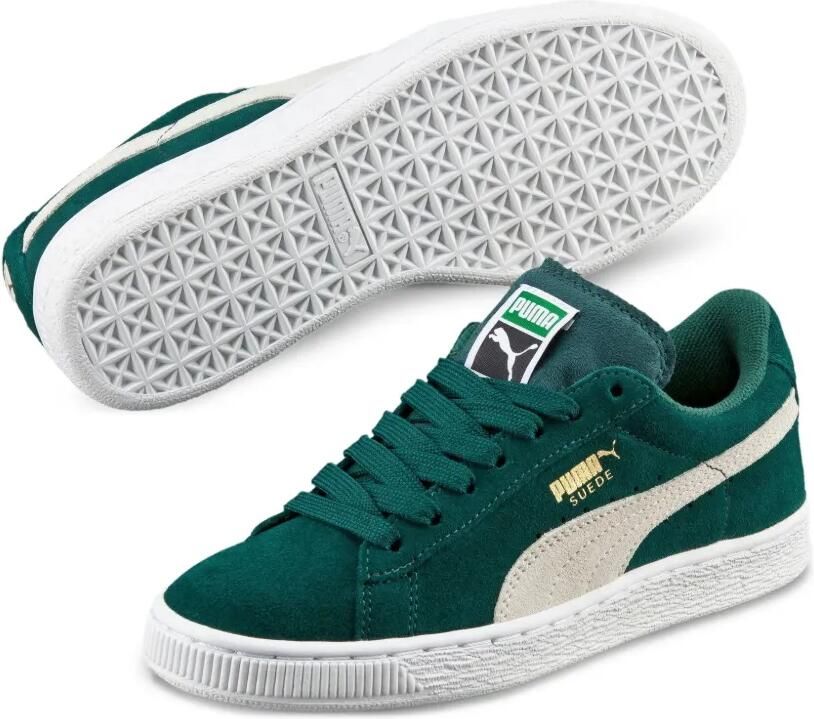 Puma Kids GS "Green White" suède sneakers Groen - Foto 2