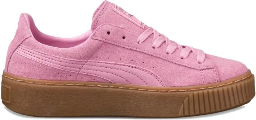 Puma Kids GS "Prism Pink" suède sneakers met plateauzool Roze
