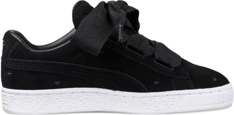 Puma Kids Heart GS "Valentine Black" suède sneakers Zwart