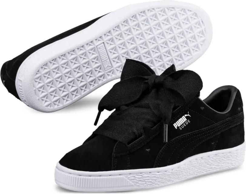 Puma Kids Heart GS "Valentine Black" suède sneakers Zwart - Foto 2