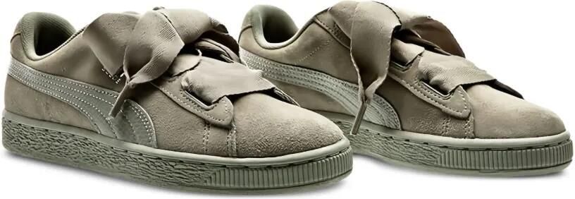 Puma Kids Heart Snake GS "Rock Ridge" suède sneakers Groen