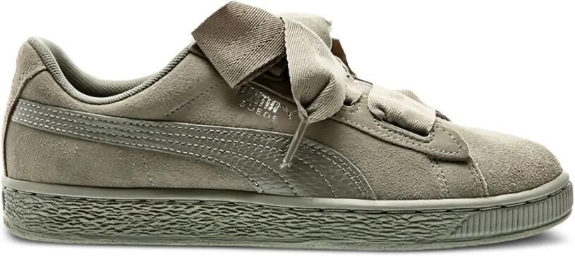 Puma Kids Heart Snake GS "Rock Ridge" suède sneakers Groen - Foto 2