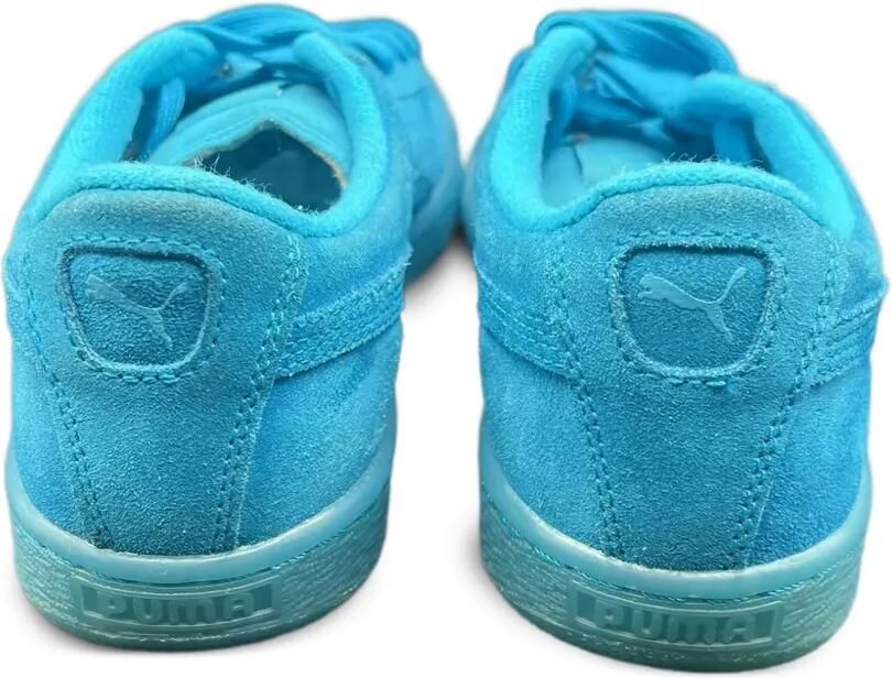 Puma Kids Iced Fluo "Atomic Blue" suède sneakers Blauw - Foto 3