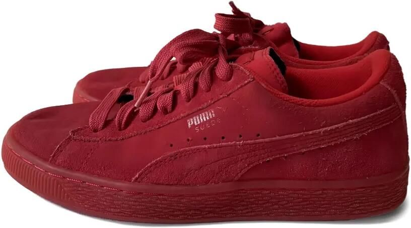 Puma Kids Iced suède sneakers Rood