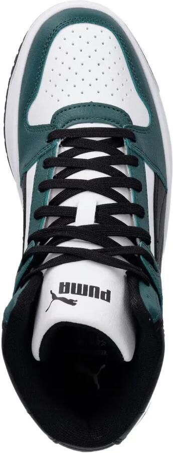 Puma Kids Rebound Slam Mid high-top sneakers met ronde neus Groen - Foto 3