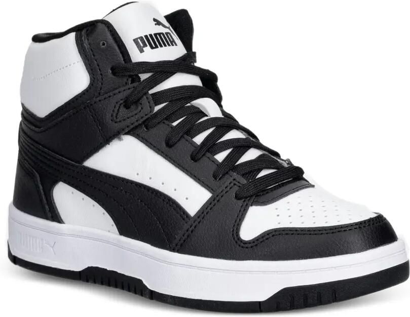 Puma Kids Rebound Slam Mid sneakers met vlakken Zwart