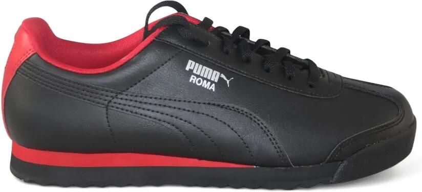 Puma Kids Roma Basic GS "Black Red" sneakers Zwart
