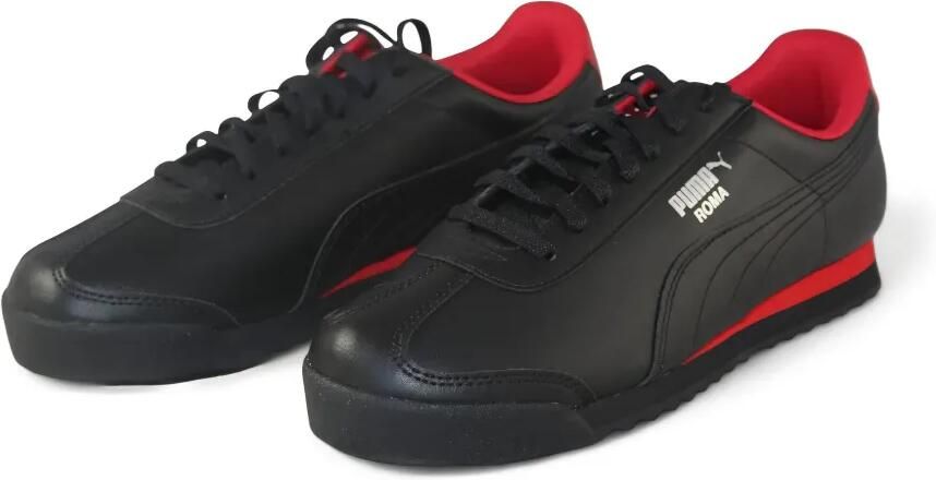 Puma Kids Roma Basic GS "Black Red" sneakers Zwart - Foto 2