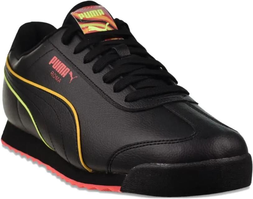Puma Kids Roma gestreepte sneakers Zwart