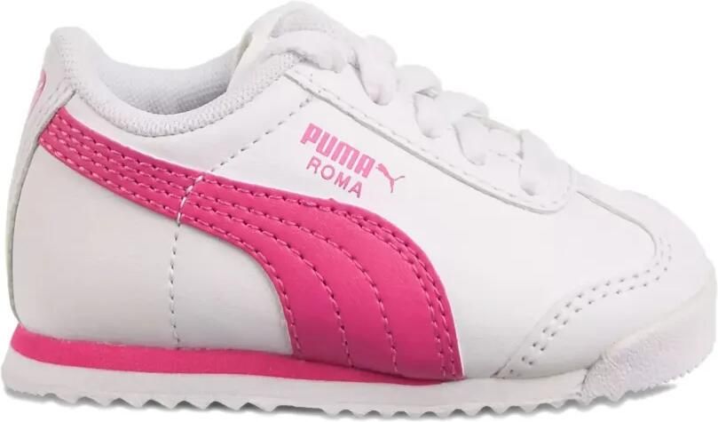 Puma Kids Roma leren sneakers Wit