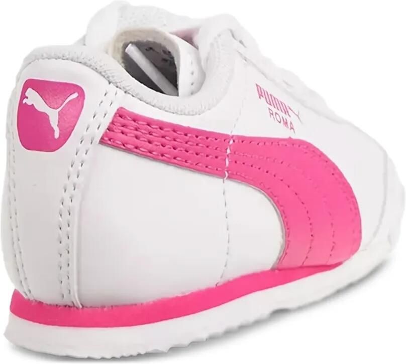 Puma Kids Roma leren sneakers Wit - Foto 3
