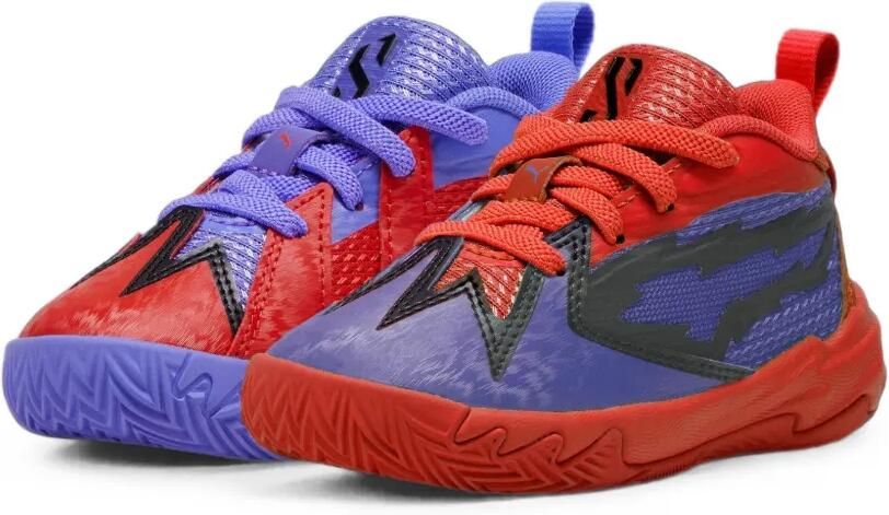 Puma Kids Scoot Zeros low-top basketbalsneakers Rood