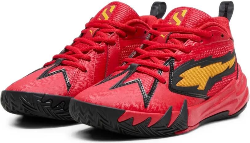 Puma Kids Scoot Zeros low-top basketbalsneakers Rood