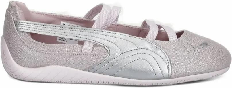 Puma Kids Speedcat Ballet glitter-effect logo-patch ballet flats Roze - Foto 4