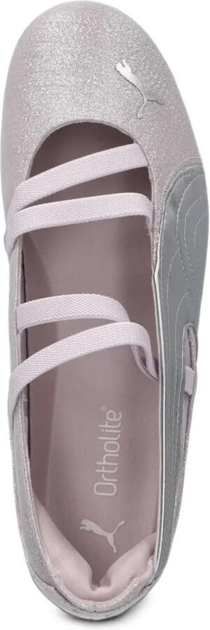 Puma Kids Speedcat Ballet glitter-effect logo-patch ballet flats Roze - Foto 3