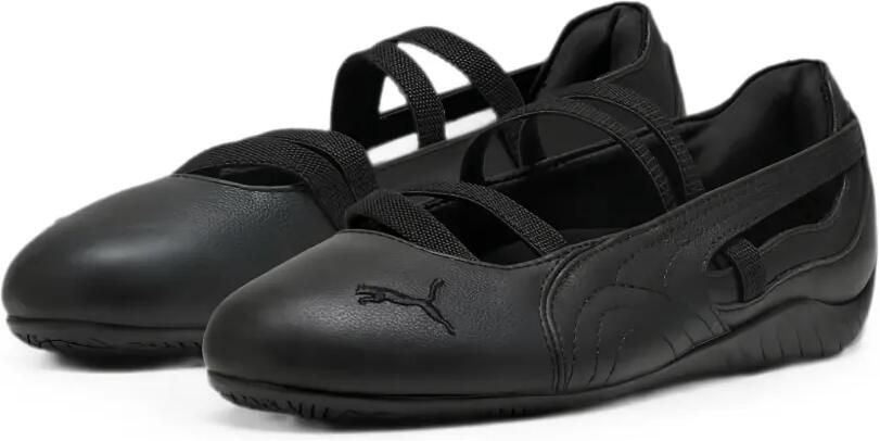 Puma Kids Speedcat ballet sneakers met elastische band Zwart
