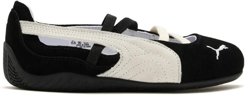 Puma Kids Speedcat ballet sneakers met elastische band Zwart