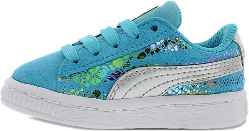 Puma Kids Sportlux TD suède sneakers Blauw - Foto 4
