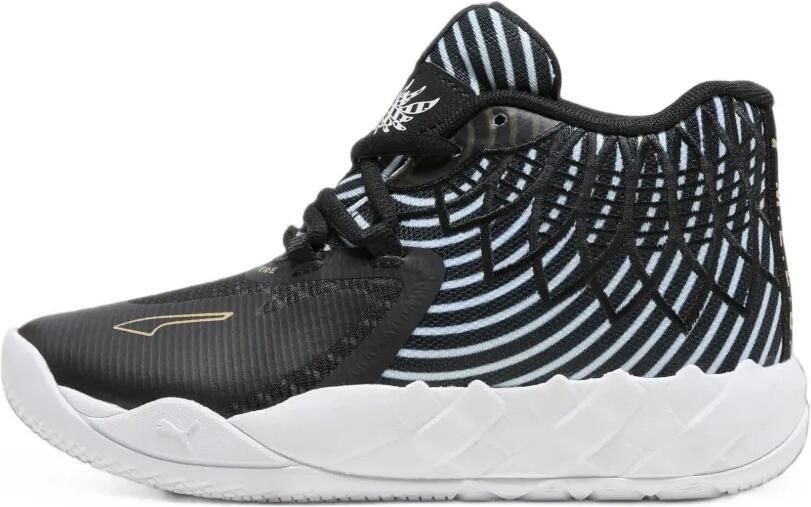 Puma Kids x LaMelo Ball MB.01 gestreepte basketbalsneakers Zwart - Foto 2