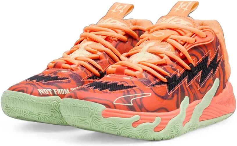 Puma Kids x LaMelo Ball MB.03 GS Halloween low-top basketbalsneakers Oranje