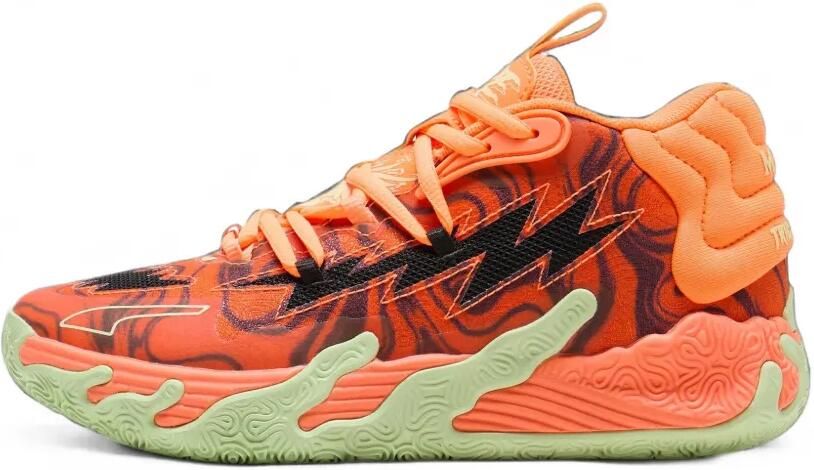 Puma Kids x LaMelo Ball MB.03 GS Halloween low-top basketbalsneakers Oranje - Foto 2