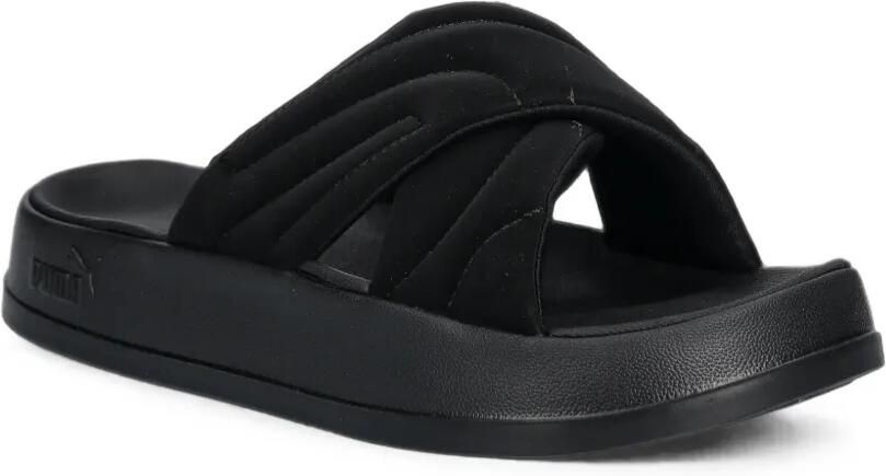 PUMA Leadcat slippers met plateauzool Zwart - Foto 3