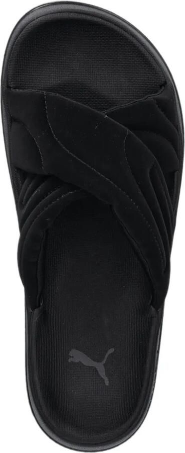 PUMA Leadcat slippers met plateauzool Zwart - Foto 4