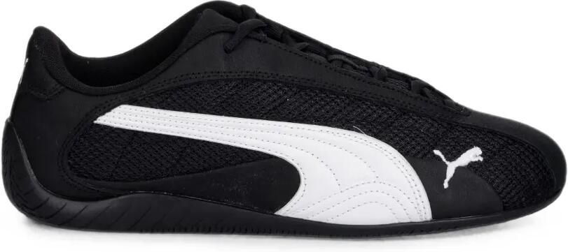 PUMA Mesh sneakers met logo-patch Zwart