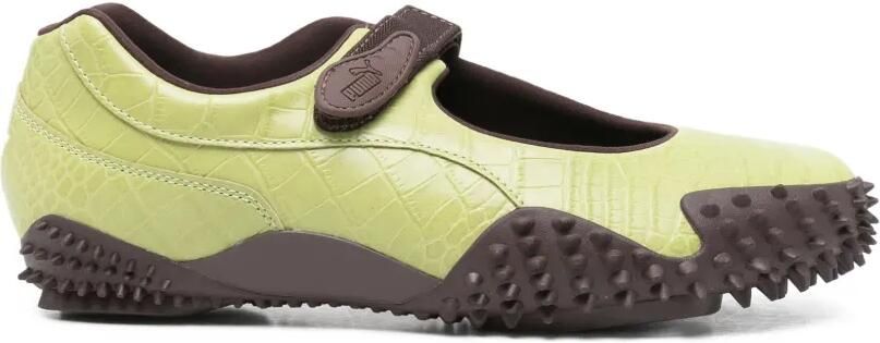 PUMA Mostro Fey sneakers met krokodillen-reliëf Groen