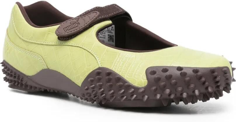 PUMA Mostro Fey sneakers met krokodillen-reliëf Groen - Foto 2