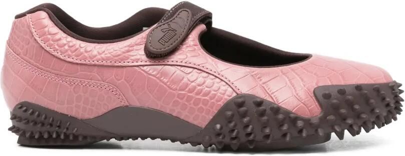 PUMA Mostro Fey sneakers met krokodillen-reliëf Roze