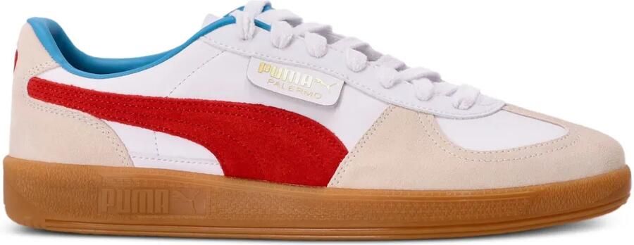 PUMA Palermo leren sneakers Wit