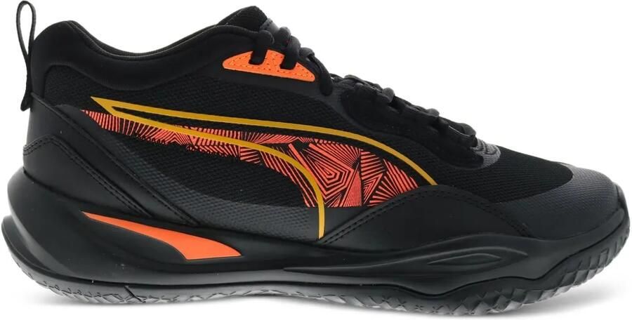 PUMA Playmaker Pro Laser "Black Ultra Orange" sneakers Zwart