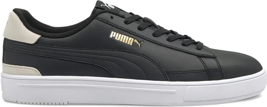 PUMA Serve Pro "Black Team Gold" sneakers Zwart