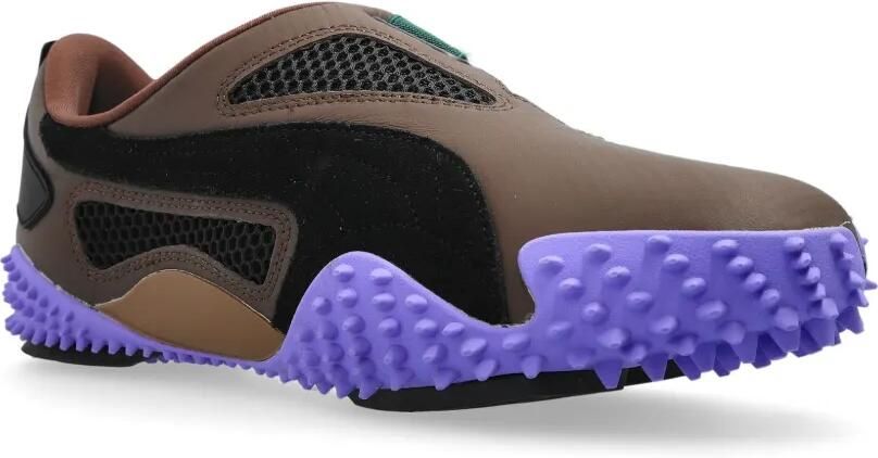 PUMA Sneakers met mesh vlakken Bruin - Foto 4