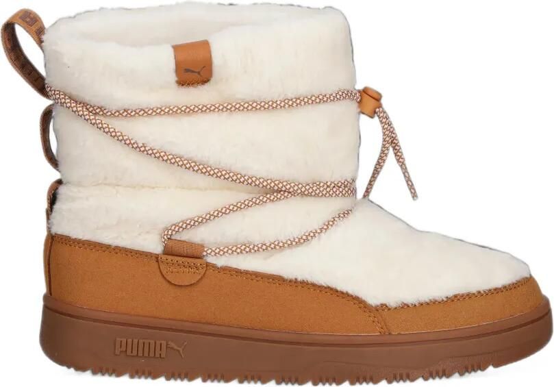 PUMA Snowbae faux-fur toggle-fastening boots Wit