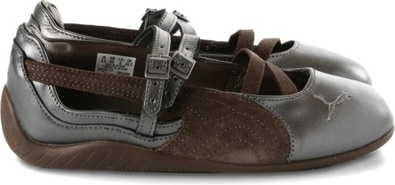 PUMA Speedcat ballerina's met gesp Zilver