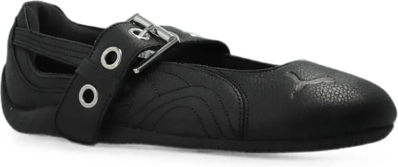 PUMA Speedcat ballerina's met gespbandje Zwart - Foto 4